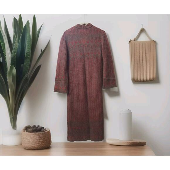 Gai Mattiolo Mohair Wool Long Cardigan Coat One Size - Picture 2 of 11